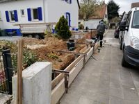 Gartenmauer betonieren